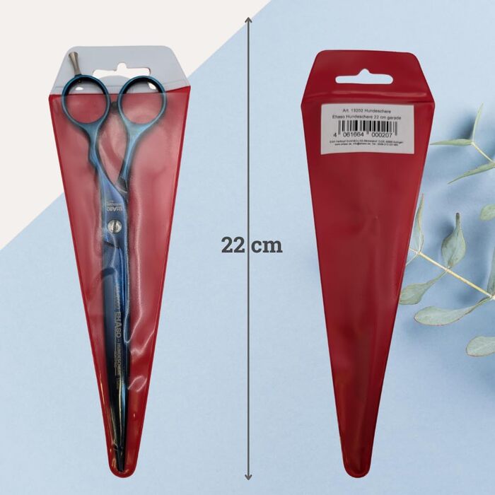 Ножиці EHASO V-1-2000 Titan, титанові, нержавіючі, 22 см