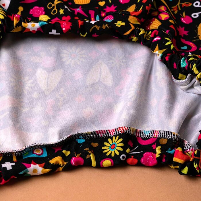 Піжама для собак LovinPet, повне покриття, чорний кант, серветкова техніка, захист від УФ, післяопераційна (2XL)