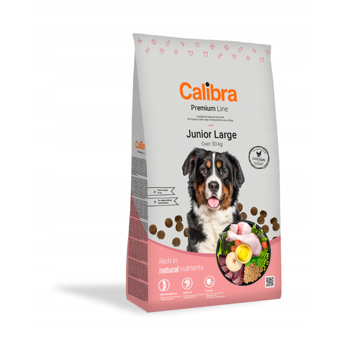 Сухий корм Calibra Premium Junior Large для цуценят великих порід, 12 кг
