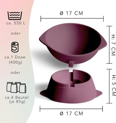 Підвищений миска для кота з регульованим нахилом | Силіконовий миска для кота | Миска для кота, що піднімається