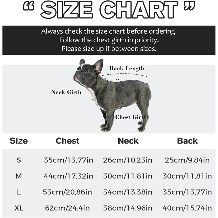 Зимовий теплий одяг для собак S, куртка для маленьких собак, теплий костюм для чихуахуа та бульдога (чорний, S)