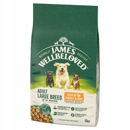 Сухий корм для собак великих порід JAMES WELLBELOVED монобілковий, індичка, 10 кг