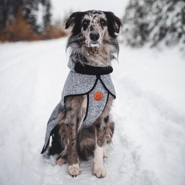 Куртка для собак Wilderdog з флісу та неопрену, сіра, розмір L