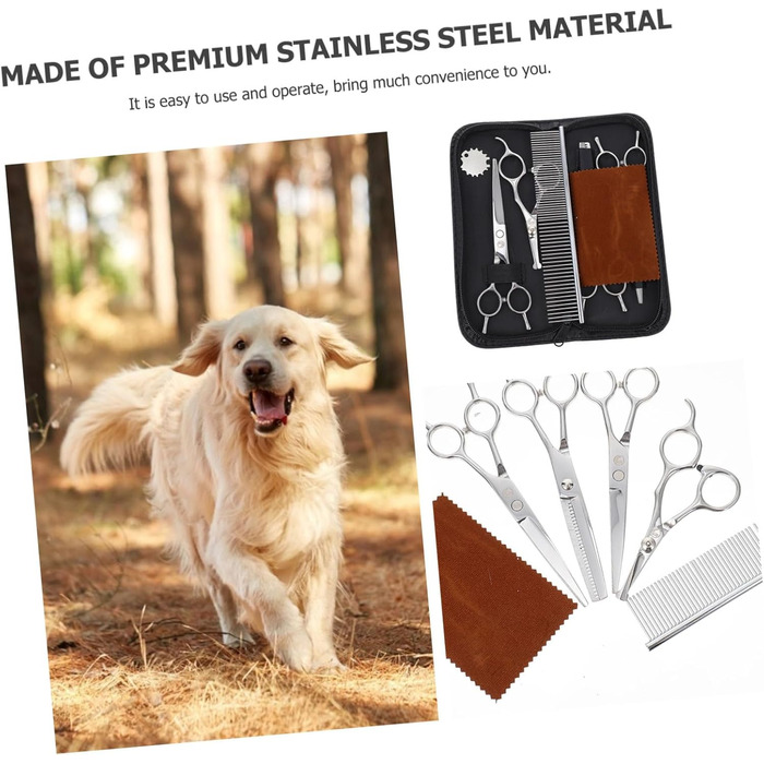 Ножиці для стрижки собак Sosoport: професійні ножиці для грумінгу з нержавіючої сталі