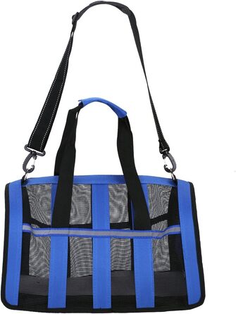 Транспортна сумка для тварин ITODA: переноска для собак та котів, водонепроникна, 43 x 27 x 26 см, блакитна