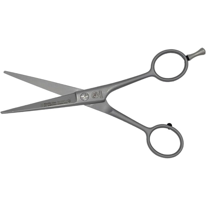 Професійна перукарська ножиці May Lily Line, 5.5'' (14 см), ручна робота, мікрозубчасті, Solingen