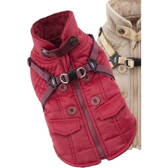 Пупа Вікес, Вінтерманте - зимова шапка з помпоном (червона)