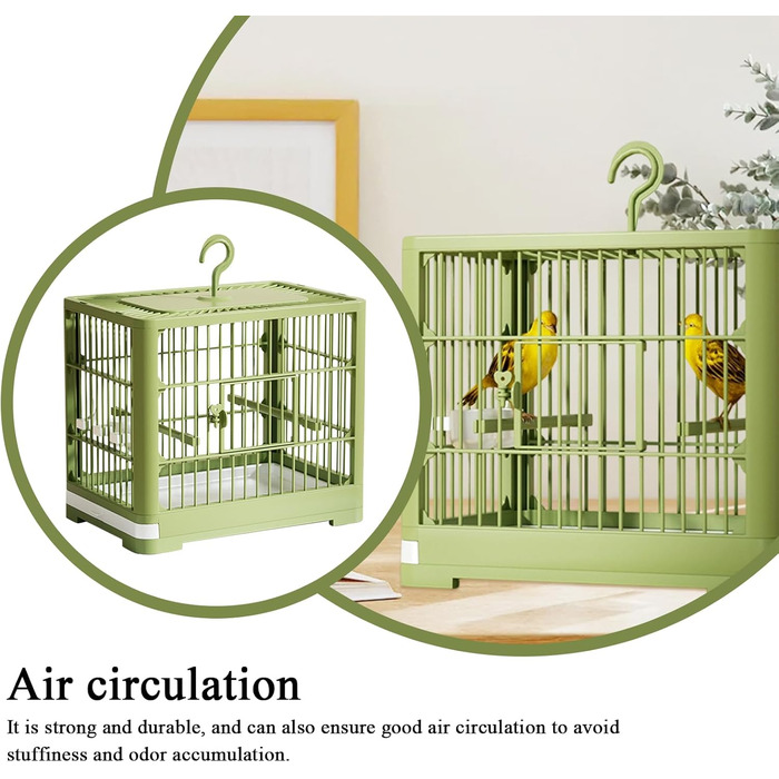 Транспортний ящик Vogeltransportbox для птахів: переноска для хвилястих та корели, з висувною шухлядою, 32 x 25 x 13 см