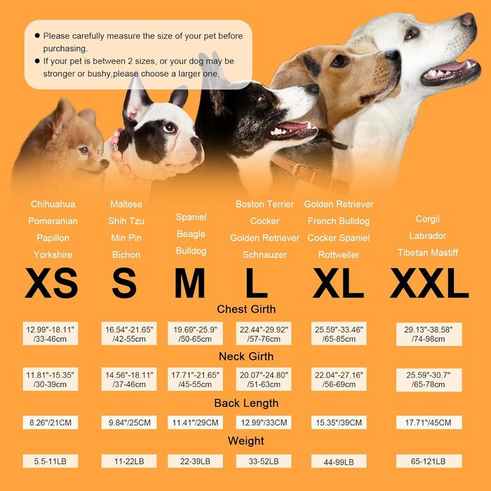 Жилет рятувальний для собак ASENKU S, помаранчевий, регульований, з ручкою та світловідбиваючими елементами (чіхуахуа, такса, бульдог, лабрадор)