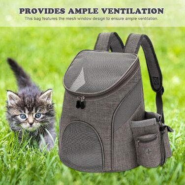Рюкзак для тварин Faltbar, 360° огляд, для собак, котів, кроликів, 32x30x25 см