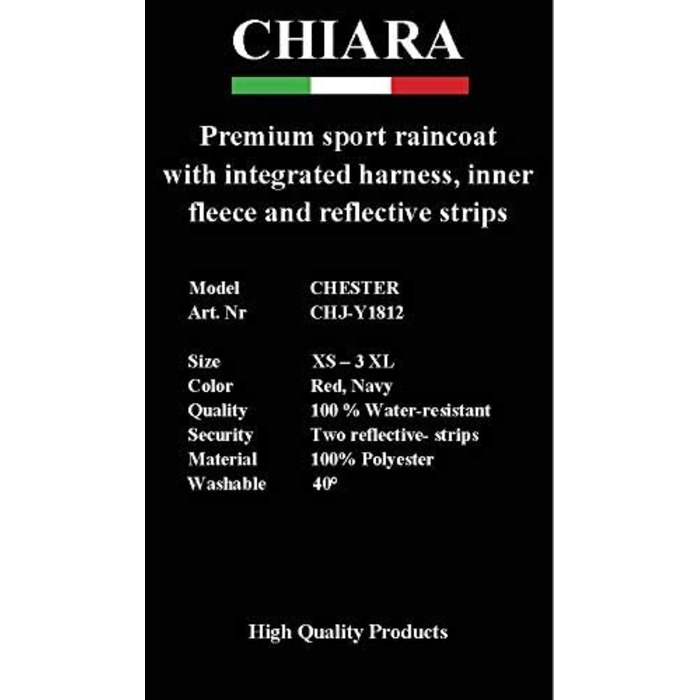Чіара Честер: Перехідна куртка, спортивна, водонепроникна, з регулюванням, для спорту (XS, Navy Blue)