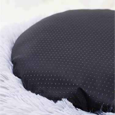 Крісло-ліжко для собак, котів: м'яке, миється, для великих, середніх та маленьких собак. Біле (50 см, світло-сіре)