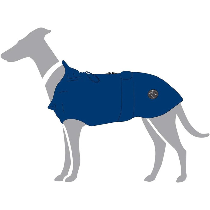 Жовтий дощовик для собак HUNTER Milford, розмір 40, жовтий, регульований, для повірця, легко миється