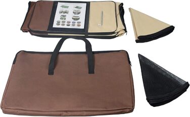 Клітка-вольєр EliteField для домашніх тварин з 2 дверцятами, м'яка, різні розміри та кольори, для собак, котів та інших тварин (91,4 x 91,4 x 61,4 см, + Бежевий)