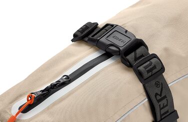 Теплий водонепроникний теплий накидка для собак HUNTER NORDBY, колір кремовий, розмір 55x55