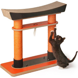 Драбина-подряпування для котів Torii від CanadianCat Company | Драбина-подряпування, стовпчик для дряпання | 68 x 28 x 65 см