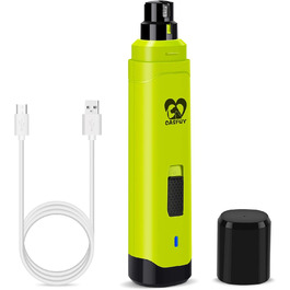 Електричний точилка для кігтів собак Casfuy - професійний, 2 швидкості, акумуляторний. Безпечна догляд за кігтями для собак та котів, малих та середніх порід