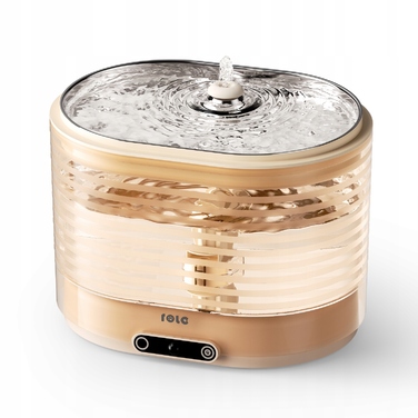 Автоматична питна фонтан-поїлка Enabot, пластикова, золотиста, 2 л