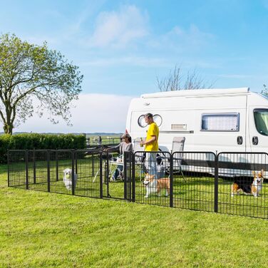 Вольєр для собак Yaheetech 16-ти частинний, 80 см, для квартири та саду, збірка без інструментів