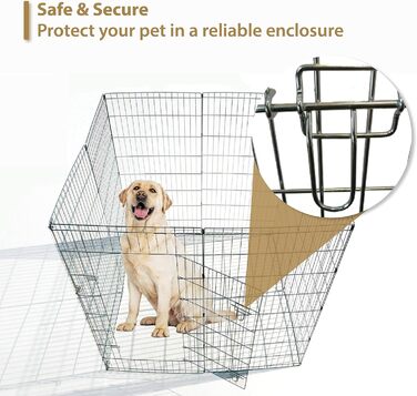 Манеж для цуценят і кроликів Ellie-Bo Easy-Up, 8 секцій, 91 см