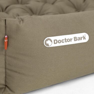 Ортопедичне ліжко для собак Doctor Bark - зручне та гігієнічне, 70x60 см, золото-коричневе (S)
