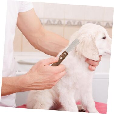 Набір гребінців для грумінгу тварин VANZACK: дерев'яні та металеві гребінці для собак та котів