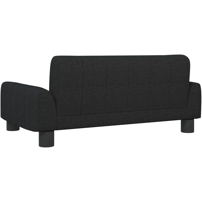 Крісло-ліжко для собак та котів, чорне, 70x45x30 см, м'який матеріал, стильний дизайн