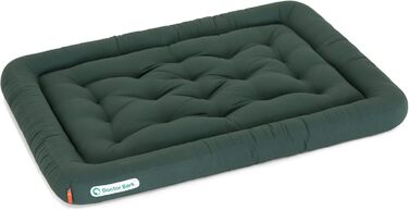 Ортопедична лежанка для собак Doctor Bark, 90x70 см, зелена, 95°C, гігієнічна, міцна та зручна