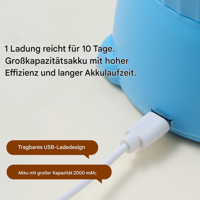 Автоматичний мийка лап для собак - USB зарядний пристрій, для подорожей та прогулянок. Зелений (Блакитний)
