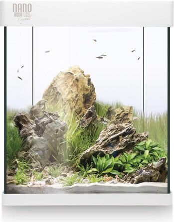 Акваріумний набір ICA KNA10 Nano Aqua Led Crystal, 10 л, кремовий