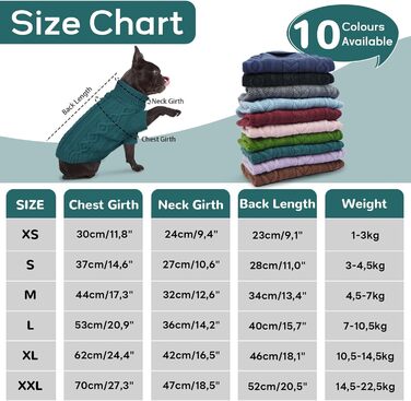 Пуловер для котів та собак Hjumarayan, теплий зимовий пуловер з отвором для повідка, стильний пуловер для кошенят та маленьких собак (Півнячий зелений, S)