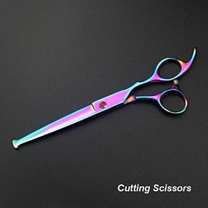 Набір професійних ножиць для грумінгу собак, котів та інших домашніх тварин QUNINE, різнокольорові