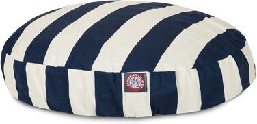 Кругле лежанка для собак Majestic Pet Products, Marineblau, Small, для дому та вулиці, знімний, washable