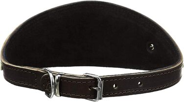 М'який шкіряний нашийник Dingo для хорта, елегантний, Soft 12399