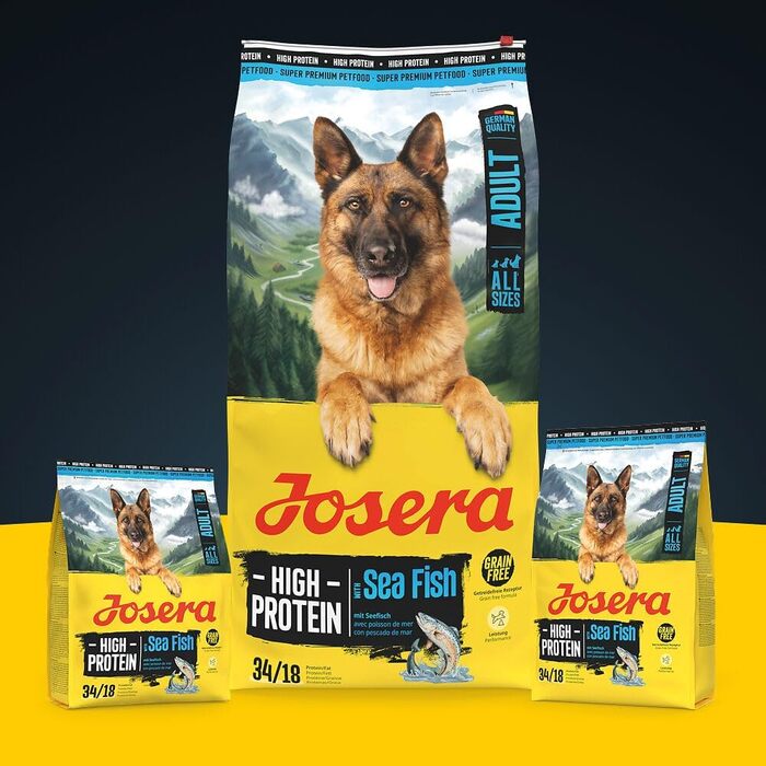 Сухий корм для дорослих собак Josera High Protein з лососем, 12.5 кг