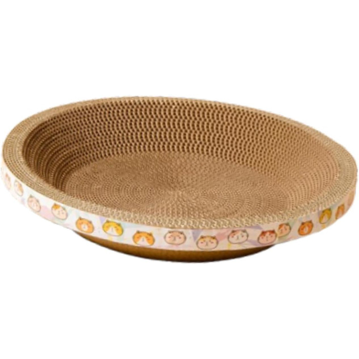 Котячий когтеточка з картону овальної форми, іграшковий центр для котів, 57 см