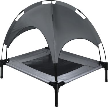 Крісло-лежанка для собак великих порід до 50 кг з дахом (92x76x92 см)