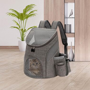 Рюкзак для тварин Faltbar, 360° огляд, для собак, котів, кроликів, 32x30x25 см