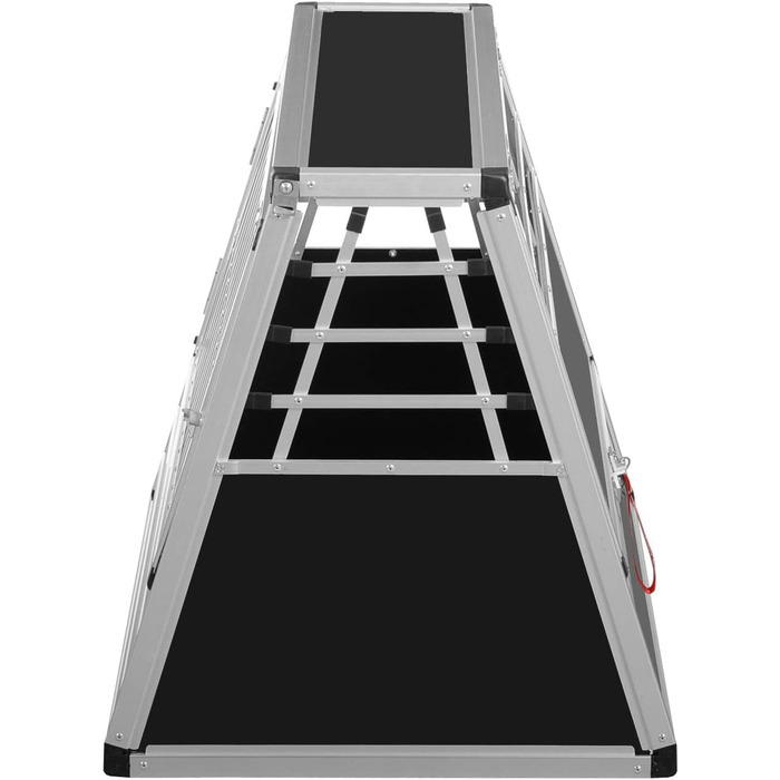 Алюмінієва переносна клітка для собак Transportbox N60 58x86x63 см з аварійним виходом та захистом від ударів, для безпечного транспортування в автомобілі