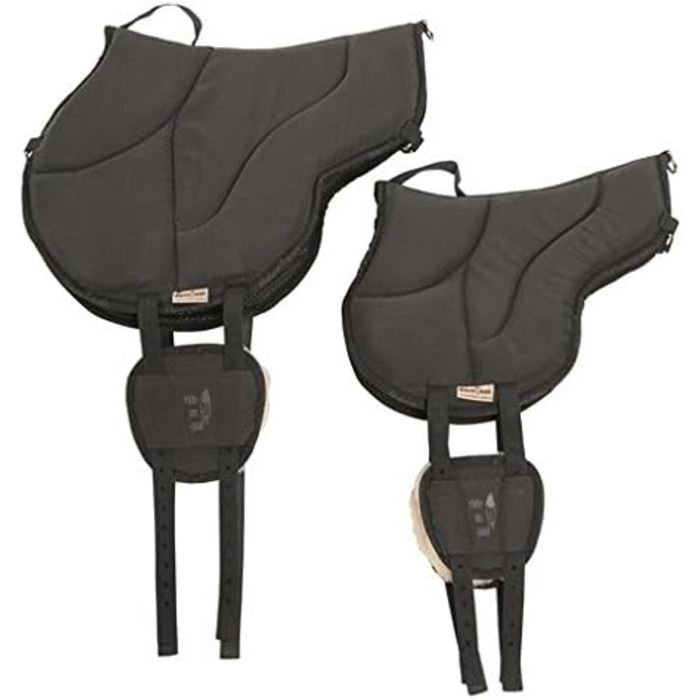 Barefoot Kinder Reitkissen – М'яке крісло для верхової їзди для дітей Barefoot – з V-подібним ременем, неслизька підкладка, мікрофібра – для поні та дітей до 140 см