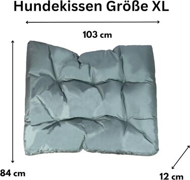 Лежанка для собак Frosal: водонепроникна, м'яка, миється, розміри M, L, XL (XL - 103x84 см)