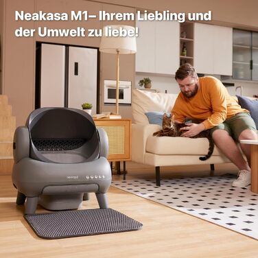 Автоматичний туалет для котів Neakasa M1 XXL темно-сірий