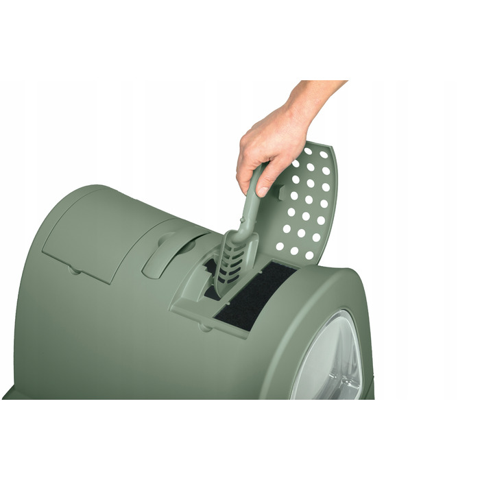 Лоток-туалет для котів ZUMA SECOND LIFE ECO, синій, італійська преміум-якість