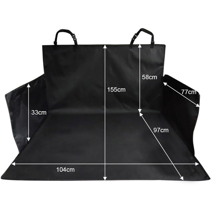 Захист для багажника для собак Ford Kuga MK3 PHEV (2020-2025): водонепроникний, антиковзний, з боковими панелями та захистом для багажника