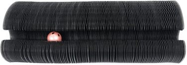 Іграшка для котів CanadianCat Kratzspielzeug: когтеточка з ігровими кульками, чорна, 27,5 x 28 см