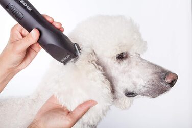 Машинка для стрижки волосся Rotschopf24 MAX 50+ з 2 насадками та сумкою. 2 швидкості. Потужніша та краща за Moser Max 50.