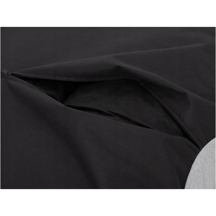 Матрац для собак овальної форми, 87x68x15 см, сірий - водонепроникний, кучелистий, для собак маленьких, середніх та великих порід, підходить для вулиці, можна прати