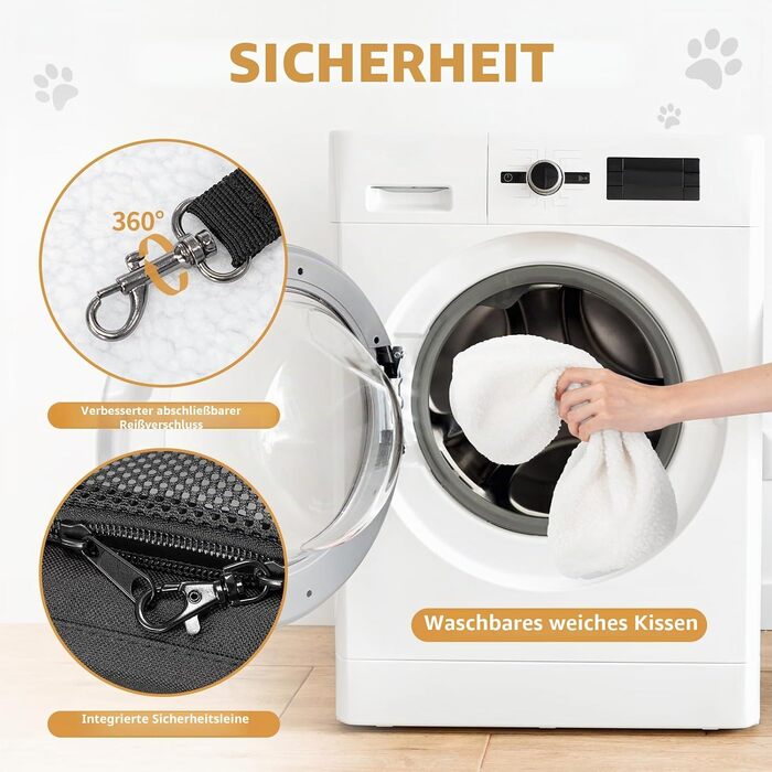 Переноска для собак і котів Petsfit (M) - сумка-переноска для авіаперельотів, авто та потягу, чорна