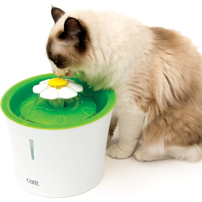 Питний фонтан Catit Flower Fountain 3 л з фільтрацією для котів + набір для чищення 44020