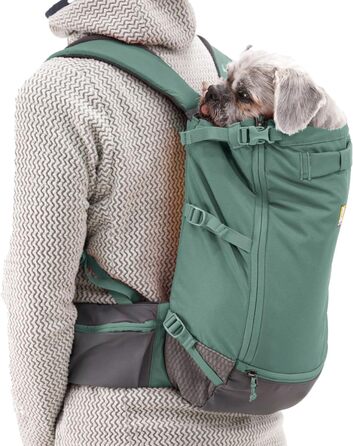 Рюкзак-переноска для собак Ruffwear Hitch Hiker, XS, River Rock Green